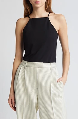 rag & bone Irina Square Neck Tank Top in Black at Nordstrom, Size Large