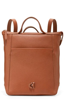 Cole Haan Small Grand Ambition Leather Convertible Luxe Backpack in New British Tan at Nordstrom