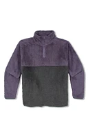 Threads 4 Thought Kids' Pershing Colorblock Faux Fur Quarter Zip Pullover at Nordstrom,