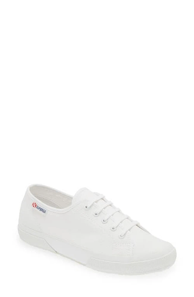 Superga 2725 Nude Low Top Sneaker White at Nordstrom,