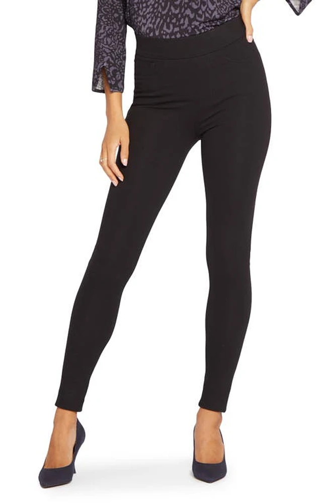 NYDJ Sculpt-Her Modern Ponte Leggings Black at Nordstrom,