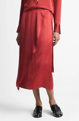 Vince Draped D-Ring Wrap Skirt at Nordstrom,