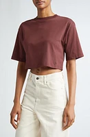 Loulou Studio Gupo Crop Supima Cotton T-Shirt at Nordstrom,