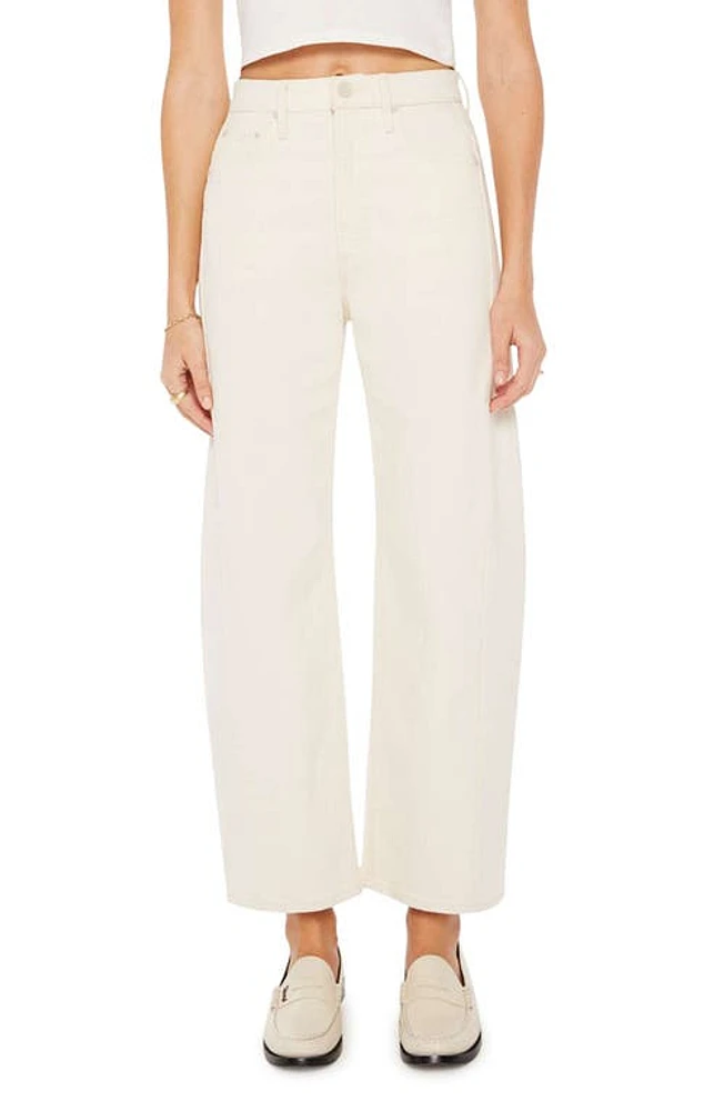 MOTHER The Half Pipe High Waist Ankle Barrel Jeans Act Natural at Nordstrom,