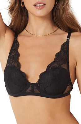 Etam Rendez Vouz Underwire Contour Bra Black at Nordstrom,