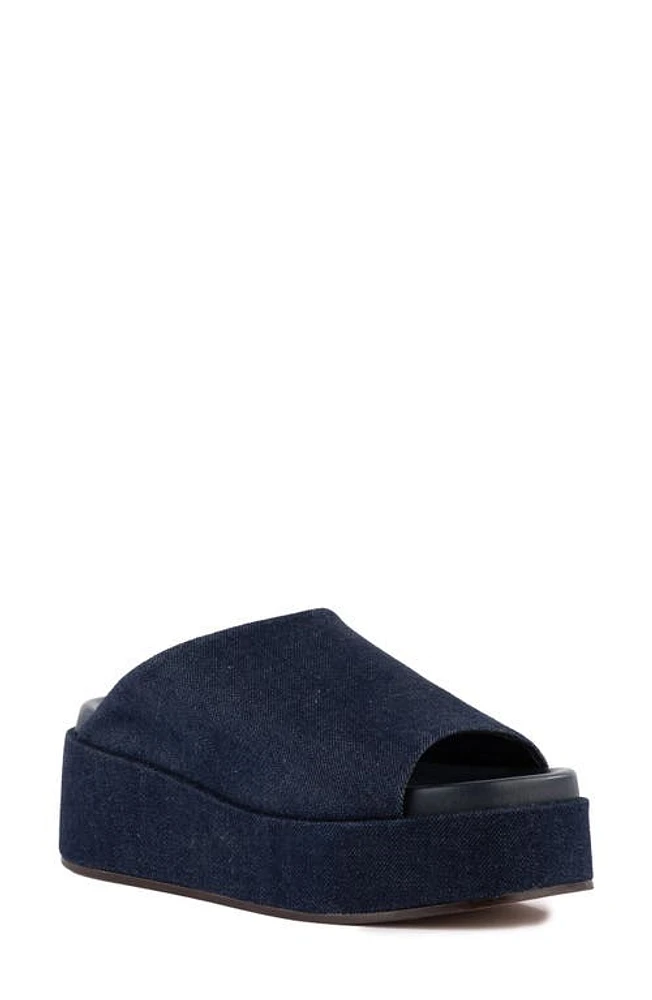 Seychelles Goodies Platform Sandal Indigo at Nordstrom,