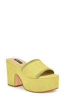 Nine West Yickie Platform Slide Sandal Medium at Nordstrom,