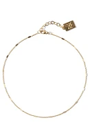 MIRANDA FRYE Windsor Chain Anklet in Gold at Nordstrom