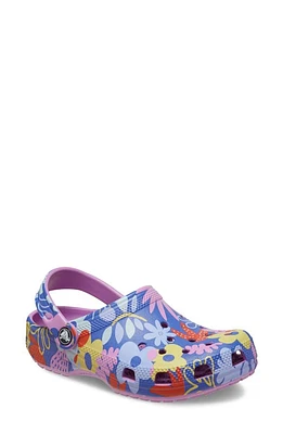 CROCS Kids' Classic Floral Print Clog Bubble at Nordstrom, M