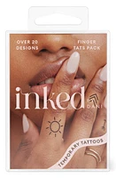 INKED by Dani Finger Tats Pack Temporary Tattoos at Nordstrom