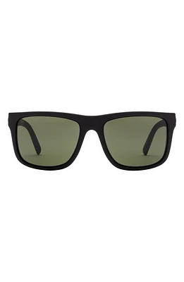 Electric Swingarm XL 59mm Flat Top Sunglasses in Matte Black/Grey at Nordstrom