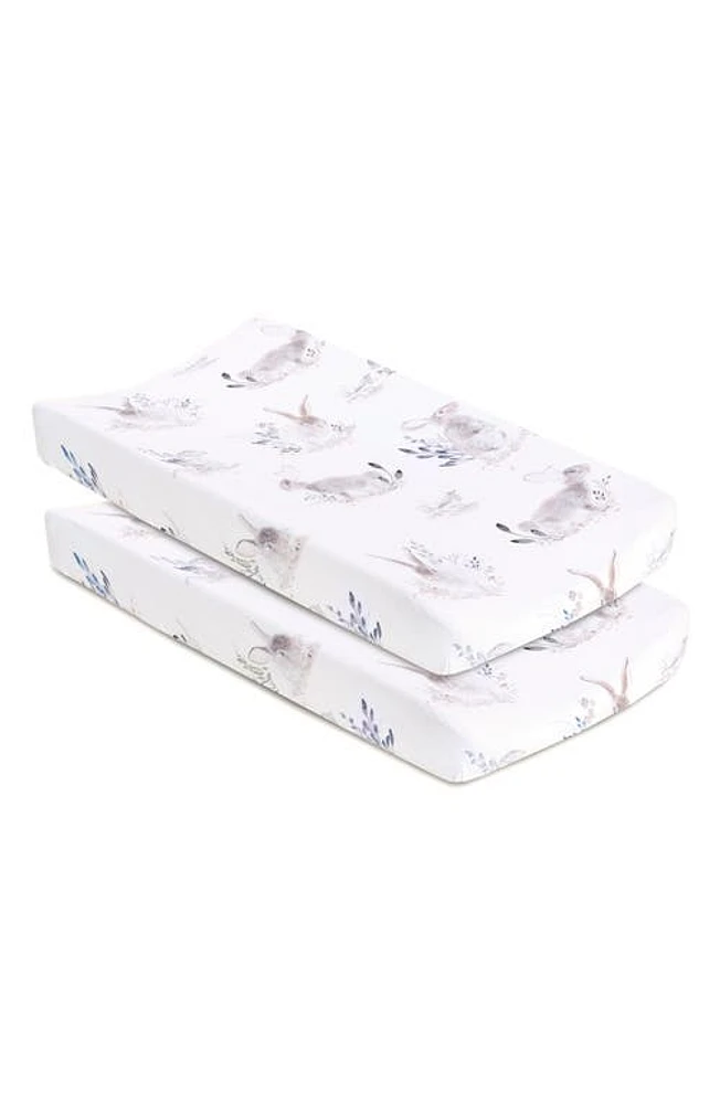 Oilo Cottontail 2-Pack Jersey Changing Pad Covers at Nordstrom