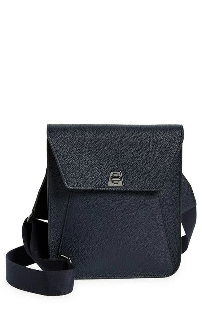 Akris Small Anouk Leather Crossbody Bag in 078 Denim at Nordstrom