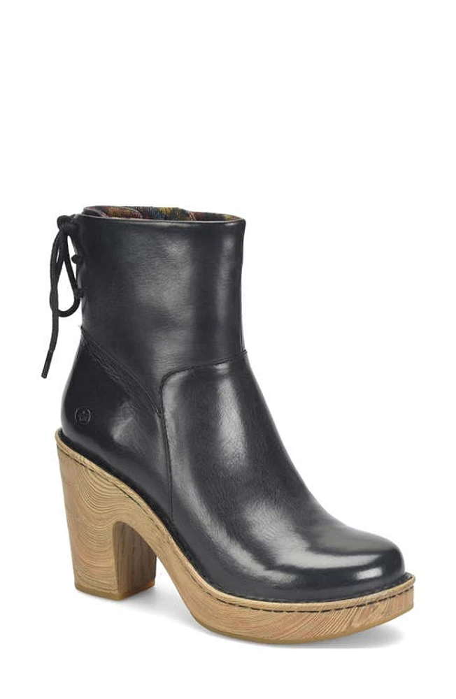 Børn Capella Platform Bootie Black F/G at Nordstrom,