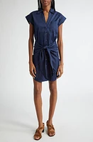 Veronica Beard Aimee Shirtdress Marine at Nordstrom,