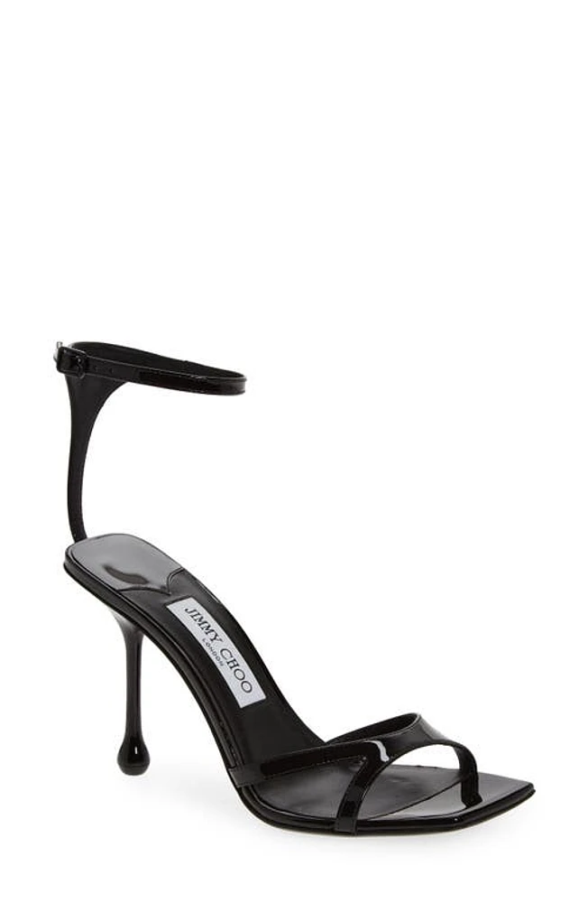 Jimmy Choo Ixia Ankle Strap Sandal Black at Nordstrom,