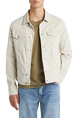 FRAME Heritage Trucker Jacket Milk Beige at Nordstrom,