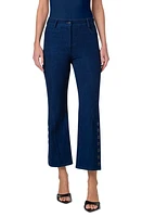 Akris punto Cali Stretch Denim Crop Bootcut Jeans Ink at Nordstrom,