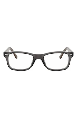 Ray-Ban 53mm Square Optical Glasses in Black Grey at Nordstrom