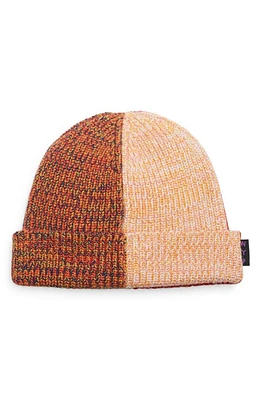 Waste Yarn Project Kaja Colorblock One of a Kind Beanie in Beige Multi at Nordstrom