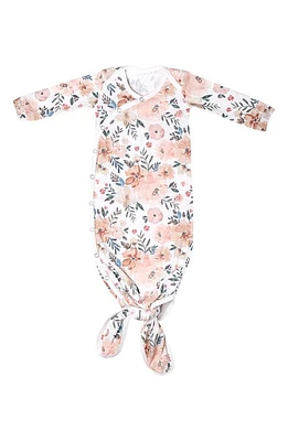 Copper Pearl Newborn Knotted Gown in Autumn at Nordstrom