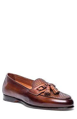 Santoni Andrea Tassel Loafer Brown at Nordstrom,