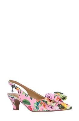 J. Reneé Weslee Slingback Pointed Toe Pump Pink/Green at Nordstrom,