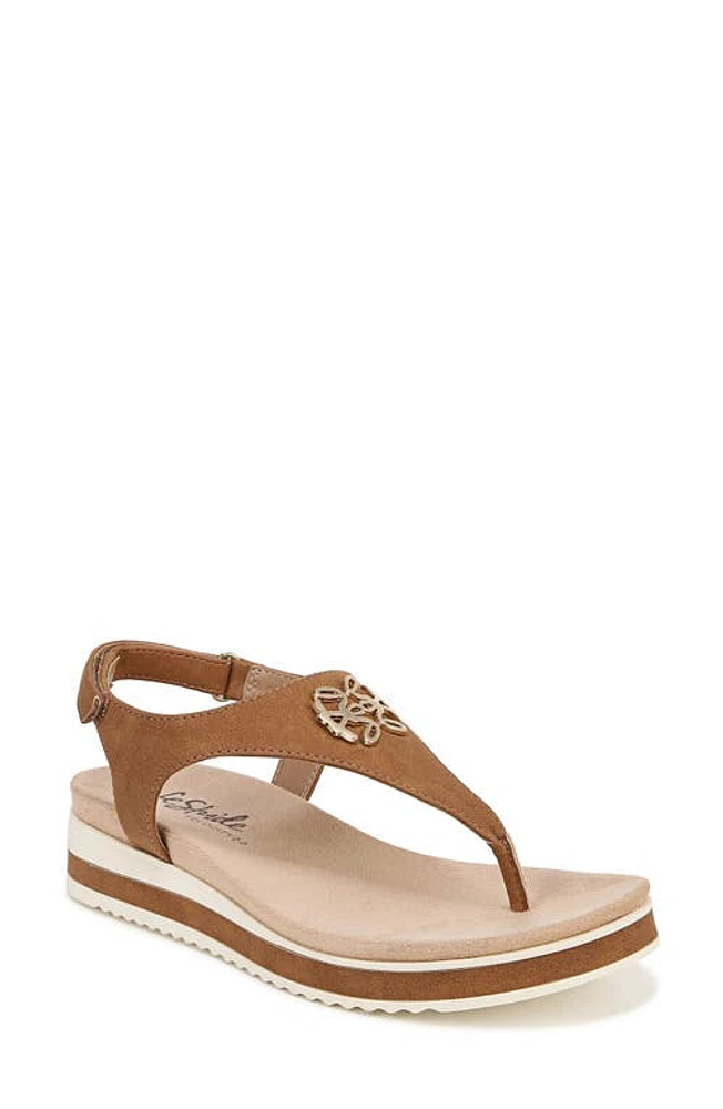 LifeStride Zeeta Platform Sandal Tan at Nordstrom,