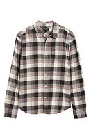 AG Aiden Plaid Button-Up Shirt Field Black Multi at Nordstrom,