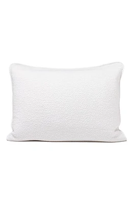 Coyuchi Cascade Matelassé Organic Cotton Sham in Alpine White at Nordstrom