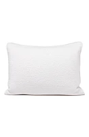 Coyuchi Cascade Matelassé Organic Cotton Sham in Alpine White at Nordstrom