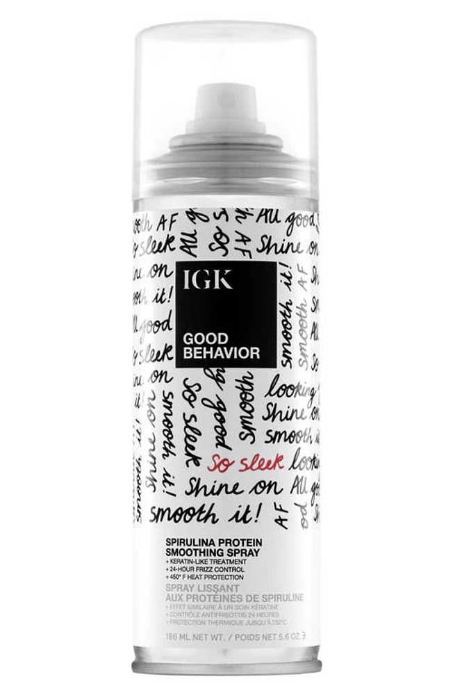 IGK Good Behavior Spirulina Protein Smoothing Spray at Nordstrom, Size 5.6 Oz