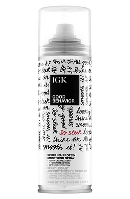 IGK Good Behavior Spirulina Protein Smoothing Spray at Nordstrom, Size 5.6 Oz