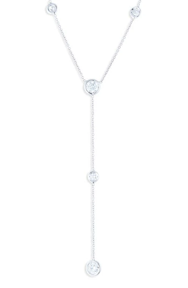 Roberto Coin Diamond Station Y-Necklace in Gold at Nordstrom