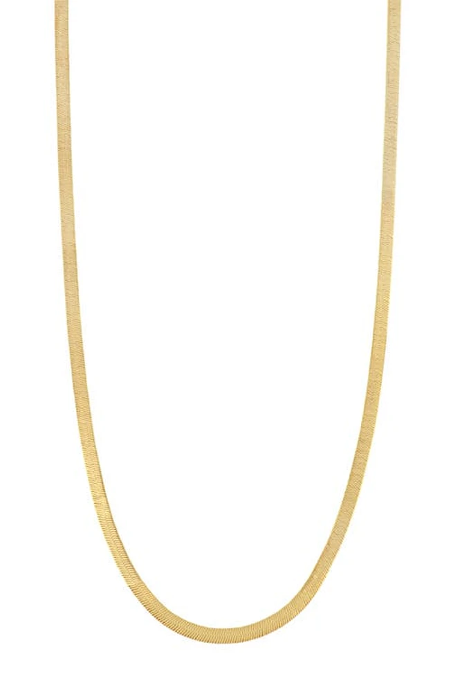 Bony Levy Cleo 14K Gold Herringbone Chain in 14K Yellow Gold at Nordstrom, Size 18