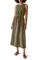 Michael Stars Wilhelmina Stretch Cotton & Linen Midi Tank Dress at Nordstrom,