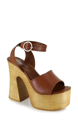 Candie's Ida Platform Sandal Leather at Nordstrom,