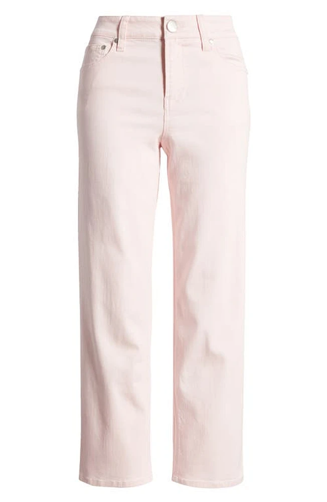 1822 Denim Cheeky Crop Straight Leg Jeans Blush at Nordstrom,