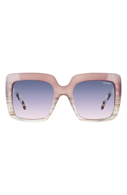 Velvet Eyewear Gina 57mm Square Sunglasses in Plum at Nordstrom