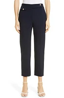 Veronica Beard Renzo Crop Cotton Blend Trousers at Nordstrom,