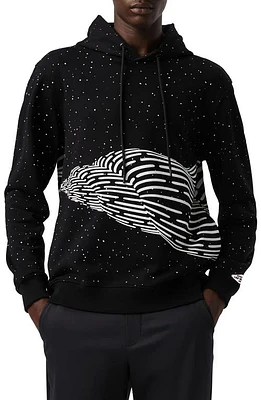 AlphaTauri Gender Inclusive Graphic Hoodie Black at Nordstrom,