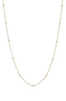 Bony Levy 14K Gold Ball Bead Chain Necklace in Yellow Gold at Nordstrom, Size 18