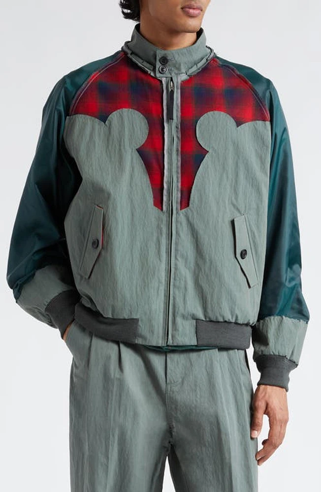 Maison Margiela x Pendleton Décortiqué Blouson Jacket Sage at Nordstrom, Us