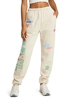 THE MAYFAIR GROUP Angels All Around You Graphic Joggers Ivory at Nordstrom,