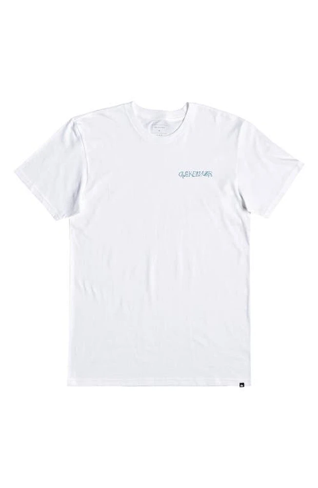 Quiksilver Slow Flow Cotton Graphic T-Shirt White at Nordstrom,