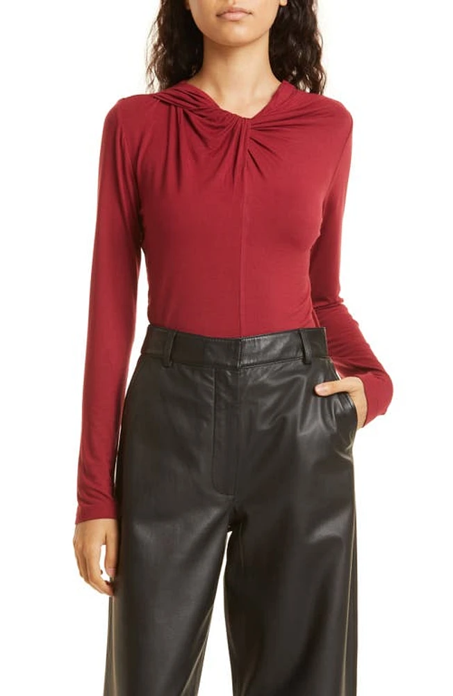 KOBI HALPERIN Amanda Twist Neck Top at Nordstrom,