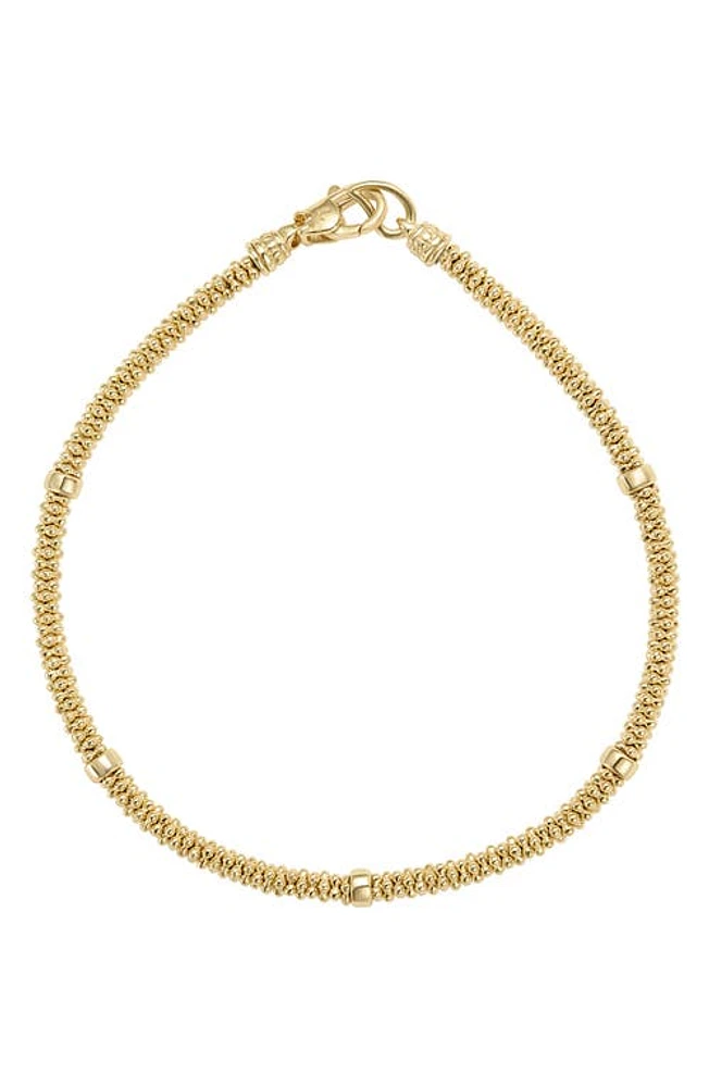 LAGOS Delicate 18K Gold Beaded Bracelet at Nordstrom