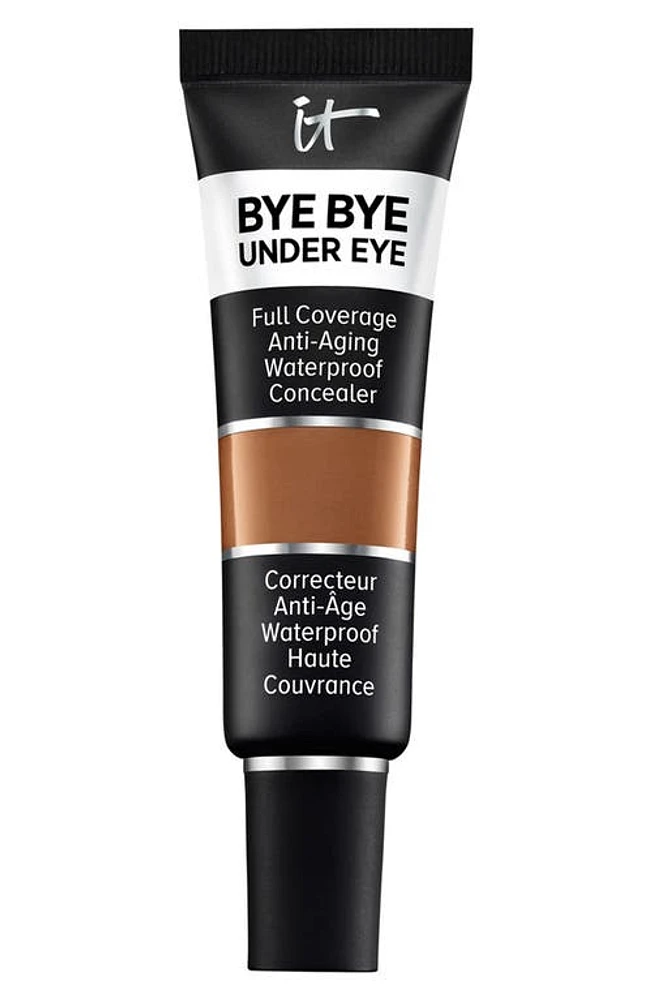 IT Cosmetics Bye Bye Under Eye Anti-Aging Waterproof Concealer in 43.0 Deep Honey W at Nordstrom, Size 0.4 Oz