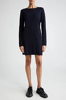 Max Mara Eridani Long Sleeve Wool Sweater Dress Ultramarine at Nordstrom,