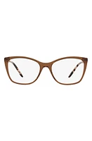 Tiffany & Co. 54mm Square Optical Glasses in Brown/Grey/Pink at Nordstrom